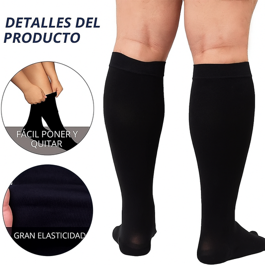 Flexi Compresión Plus – Máximo confort para pantorrillas grandes (hasta 7XL)