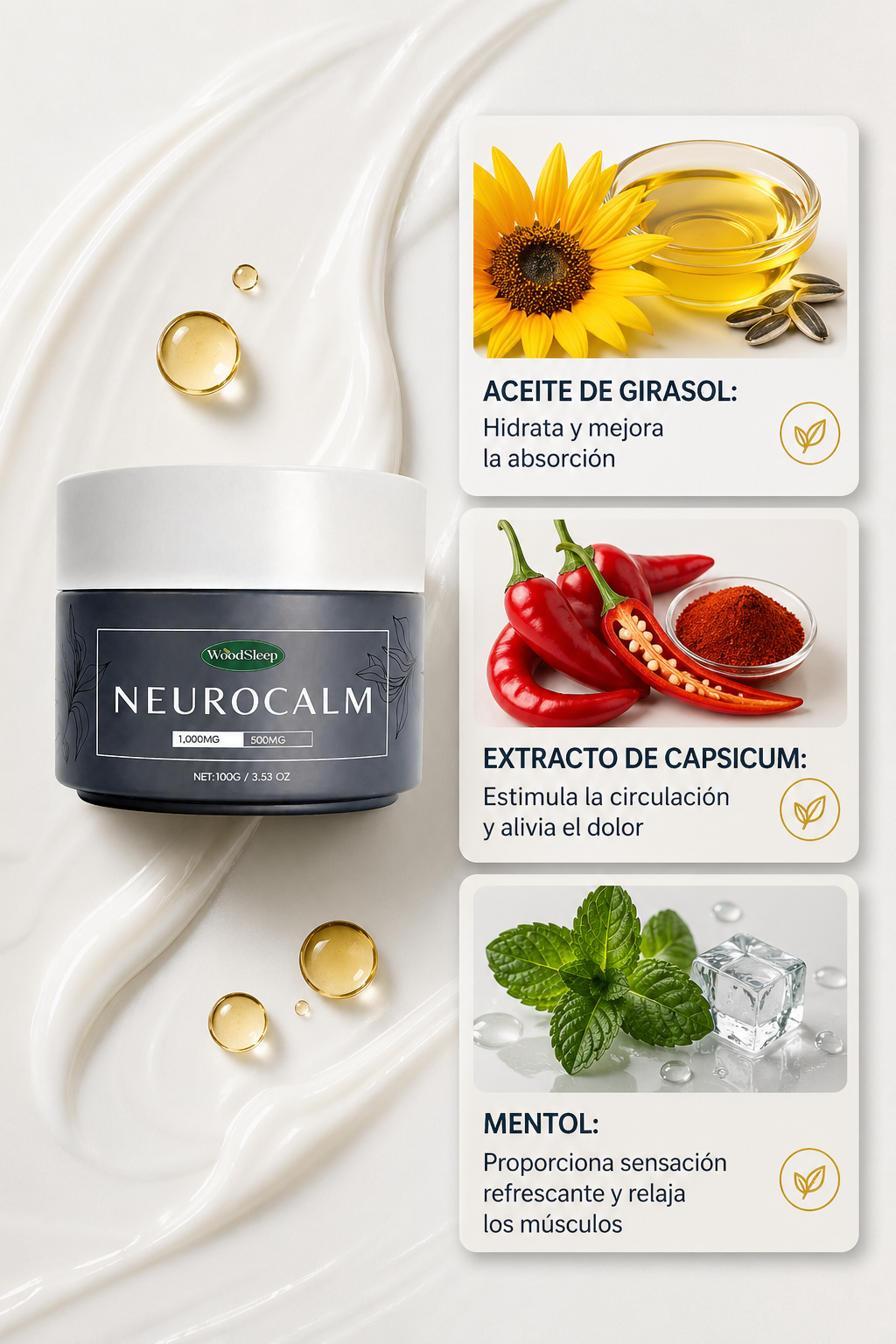 NeuroCalm Articular™ — Crema para Alivio de Neuropatía