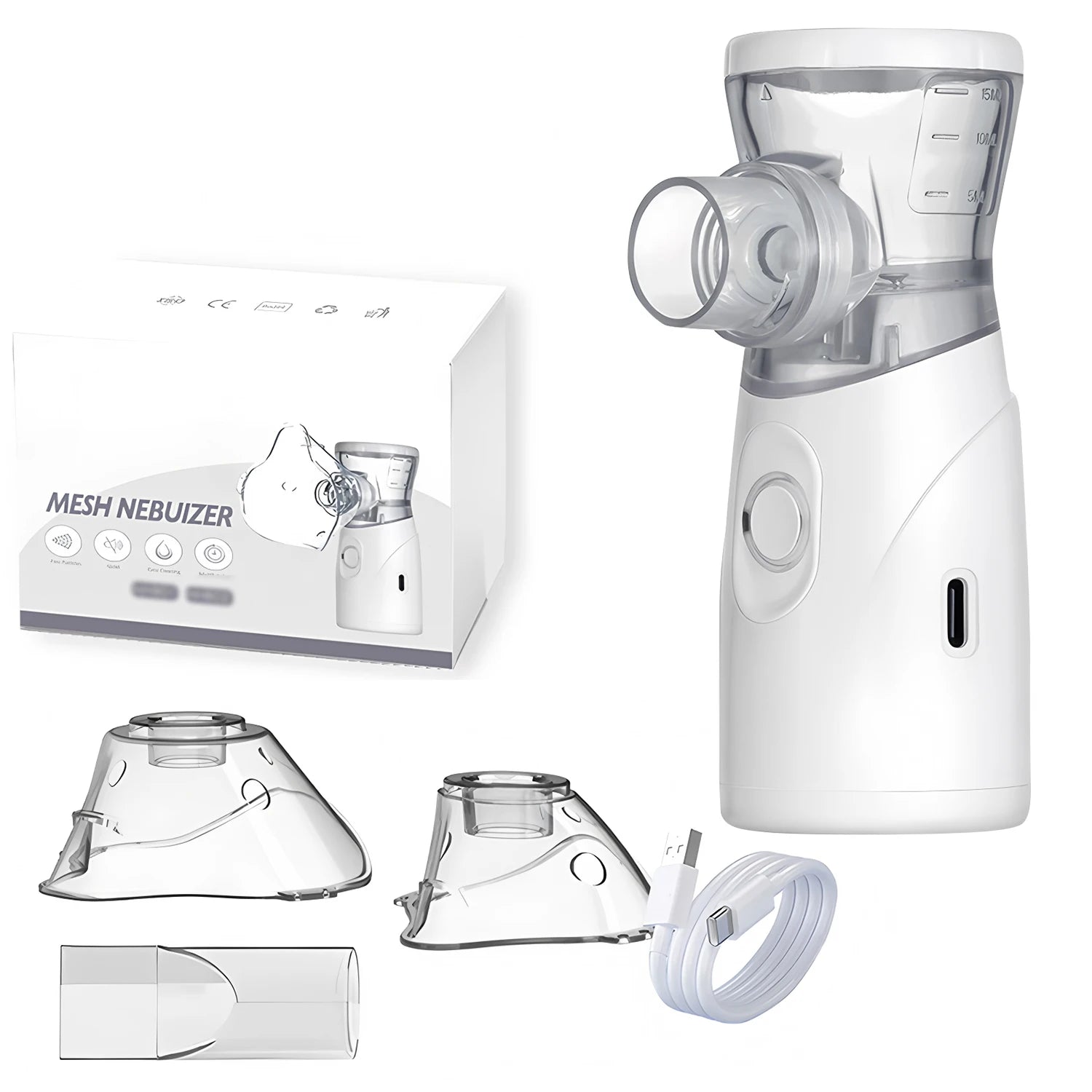 AirVita™ – Nebulizador Compacto para Uso Diario y en Viajes