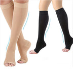Flexi Compresión Abierta™ – Calcetines de Compresión con Dedos Libres para Uso Diario y Bienestar