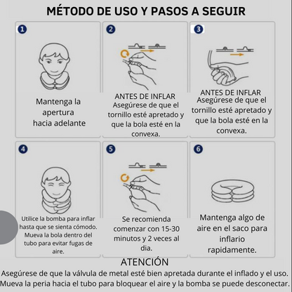 Dispositivo de tracción cervical con cabo manual